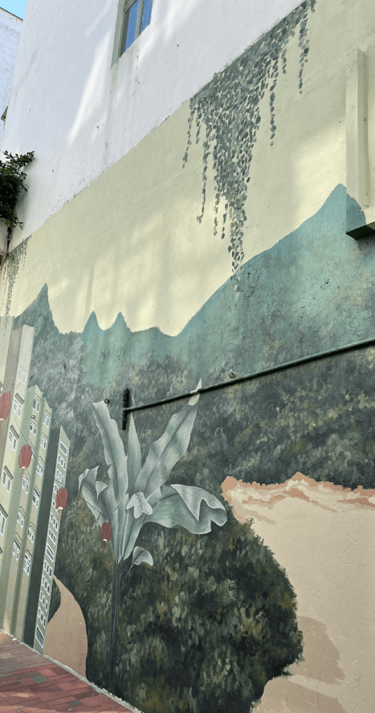 西貢市中心的壁畫