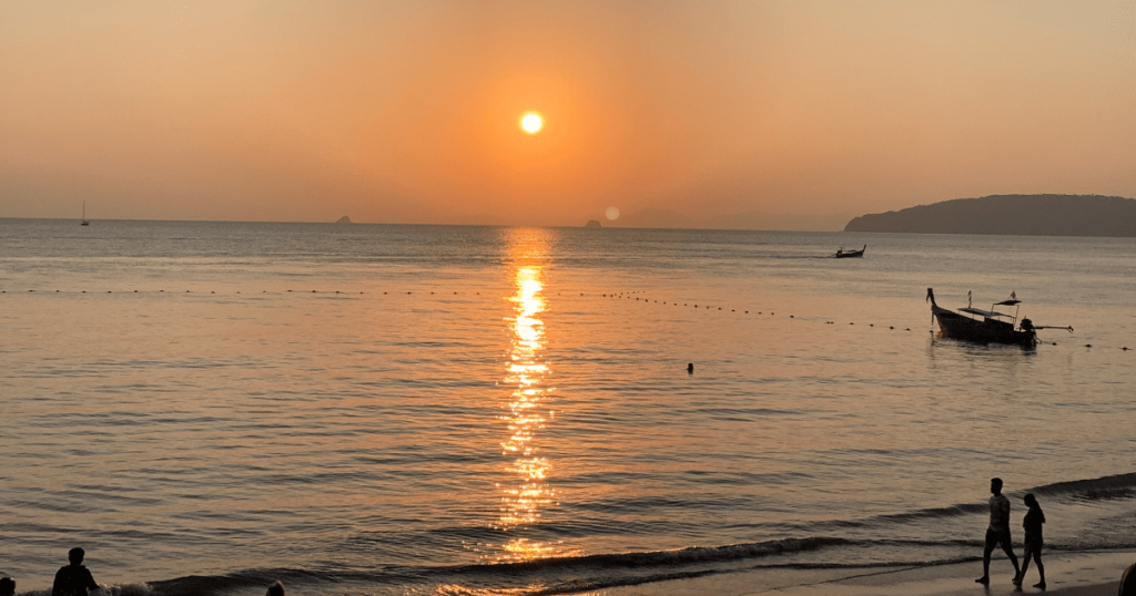 奧南海灘日落